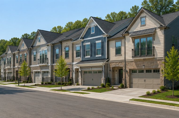 Newly built townhomes in Knoxville, TN — new construction home inspection